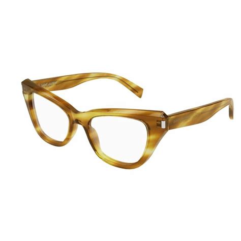 yves saint laurent cat eye glasses metal and plastic|yves saint laurent prescription glasses.